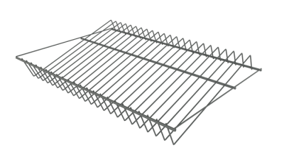 Полка для обуви Титан GS 603х406 серебристая